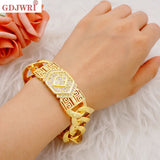 Rhinestones Exaggerate Punk Charm Bracelets Bangles Women