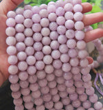 Natural Purple Kunzite Stone Beads 6/8/10mm