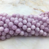 Natural Purple Kunzite Stone Beads 6/8/10mm