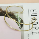 Metal Bib Choker Collar Statement Necklace Jewelry Punk Alloy