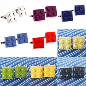 Toy Block Building Cufflink Cuff Link 1 Pair Big Promotion