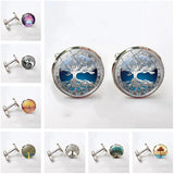 Tree of Life Cufflinks for Men - Wedding Suit Shirt Cuff Links