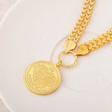 Tree of Life Jewelry Set Gold Wedding Dress Banquet Necklace Earring Ring