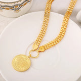 Tree of Life Jewelry Set Gold Wedding Dress Banquet Necklace Earring Ring