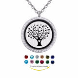 Tree of Life Magnetic Necklace with Birthstones