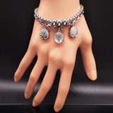 Tree of Life Silver Stainless Steel Bracelets for Women