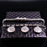Tree of Life Silver Stainless Steel Bracelets for Women