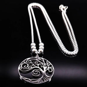 Tree of Life Stainless Steel Necklace for Women