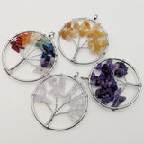 Chakra Reiki Healing Natural Stone Pendant Jewelry Necklace Making