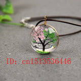 Tree of Life Pendant Necklace Sweater Chain Lucky Amulet