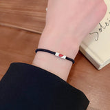 Enamel Heart Bracelet Women Girl Jewelry Wedding Birthday Gift