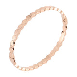 Honeycomb Hexagon Geometric Bangle Bracelet Titanium Steel