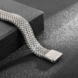 Double Keel Bracelet Titanium Steel Magnet Clasp Bracelet