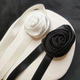 3D Rose Pendant Collarbone Chain Cold Wind Adjustable Dropship