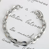 Thick Chain Hip Hop Titanium Steel Bracelet