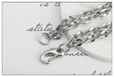 Hip Hop Steel Bracelet Double Chain Jewelry