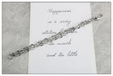 Hip Hop Steel Bracelet Double Chain Jewelry
