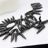 Wolf Tooth Coral Spacer Bead for Jewelry Making Tribal Necklace Earrings