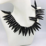 Wolf Tooth Coral Spacer Bead for Jewelry Making Tribal Necklace Earrings