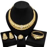 Classic Bone Shape Necklace Jewelry Set for Women