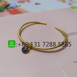 Sterling Silver Plain Women's Jewelry Bracelet