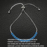 Zircon Pine Adjustable Tennis Bracelet for Women Party S7058