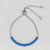 Zircon Pine Adjustable Tennis Bracelet for Women Party S7058