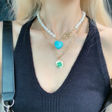 Freshwater Pearl Necklace for Women Girl Party Choker Jewelry