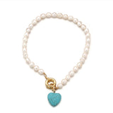 Freshwater Pearl Necklace for Women Girl Party Choker Jewelry