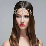 Rhinestone Fringe Head Chain Bohemian Hair Accessory Tiara Headdress