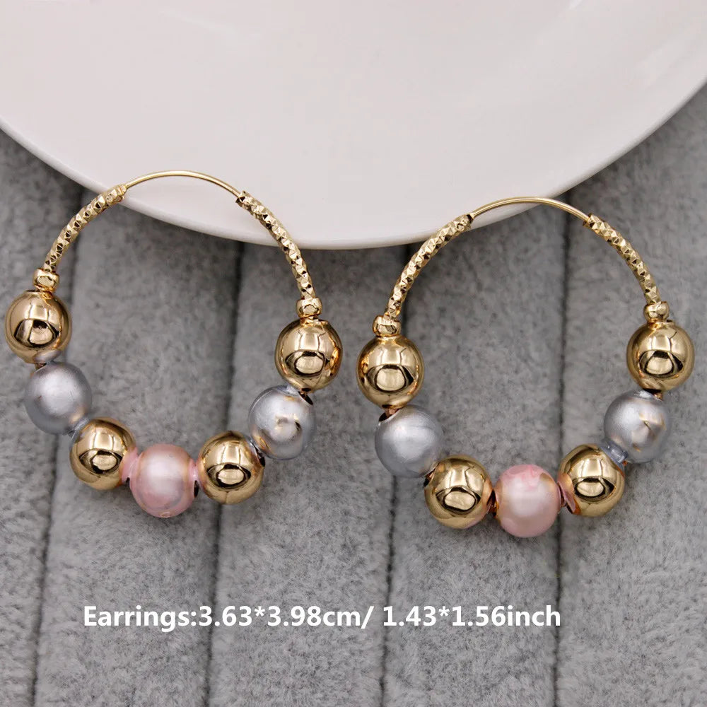 Statement Hoop Earrings for Women Wedding Jewelry