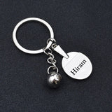 Table Tennis Souvenir Keychain with Engraving