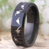 Tungsten Wedding Ring for Women Engagement Rings Men Lover Rings Hobbies