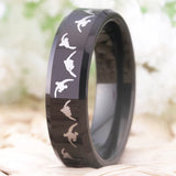 Tungsten Wedding Ring for Women Engagement Rings Men Lover Rings Hobbies