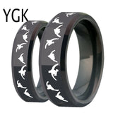 Tungsten Wedding Ring for Women Engagement Rings Men Lover Rings Hobbies