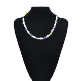Evil Eye Pearl Necklace Bohemian Punk Choker