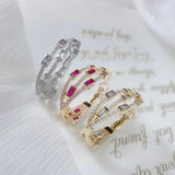 CZ Twine Circle Big Hoop Earrings for Wedding