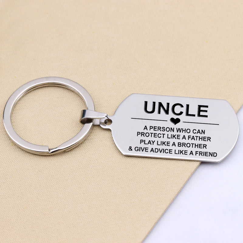 Uncle Keychain: Protect, Play, Advise