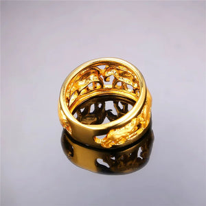 Elephant Africa Animals Ring Men's Jewelry R1930