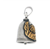 Unisex Vintage Pendant Necklace Lady Rider Rose Matt Bell