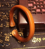 Unisex Rattan Bangle Bracelet Wood