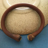 Unisex Rattan Bangle Bracelet Wood