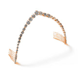 Rhinestone Bridal Hair Comb Tiara Wedding Jewelry