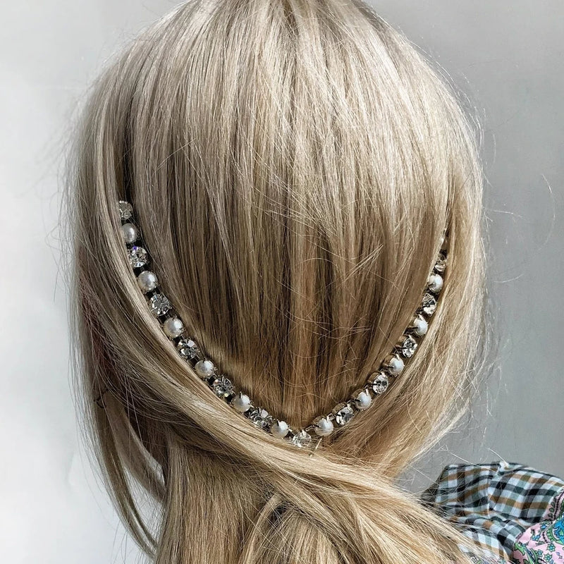 Rhinestone Bridal Hair Comb Tiara Wedding Jewelry