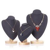 Velvet Display Stand Mannequin Necklace Holder Window Decorate