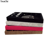 Velvet Jewelry Display Case Ring Earring Collection Box