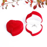 Velvet Ring Box Earring Jewelry Gift Case for Wedding