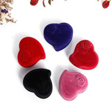 Velvet Ring Box Earring Jewelry Gift Case for Wedding