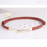 Women's Slim Fit Thin Belt with Shirt Sweater Waist Chain