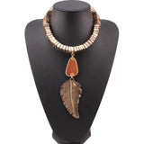 Vintage Flower Pendant Necklace with Crystal Tassel Chain for Women